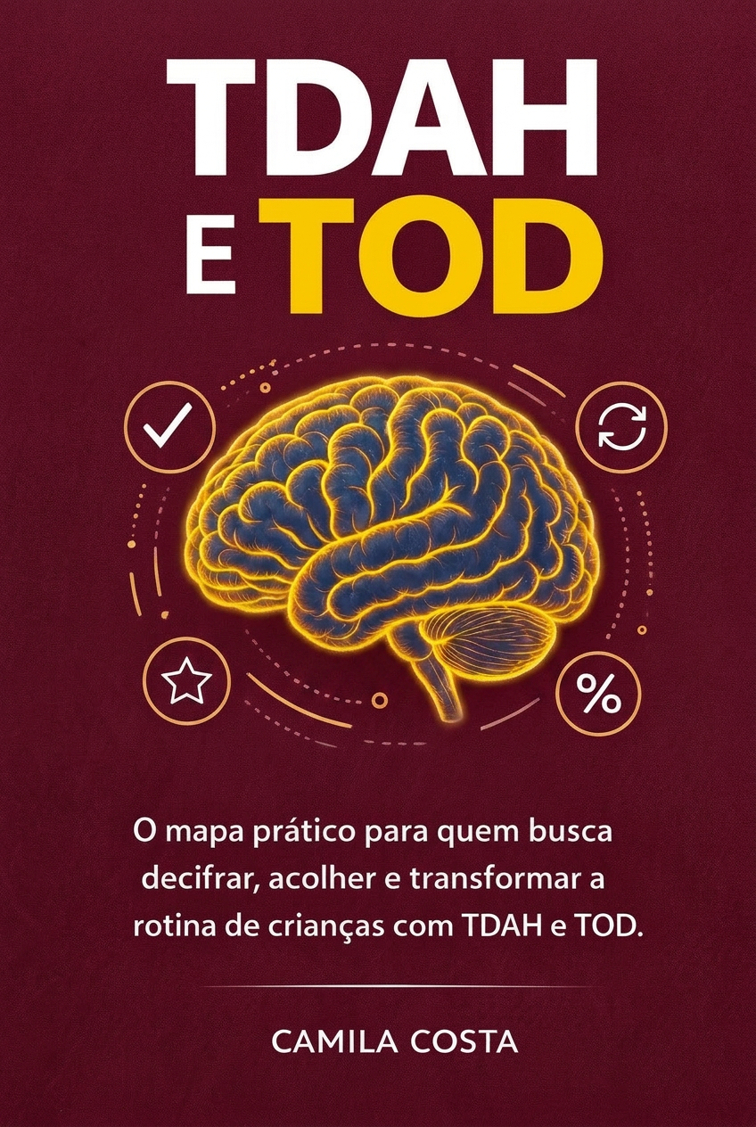 Capa do eBook TDAH e TOD por Paula Frati